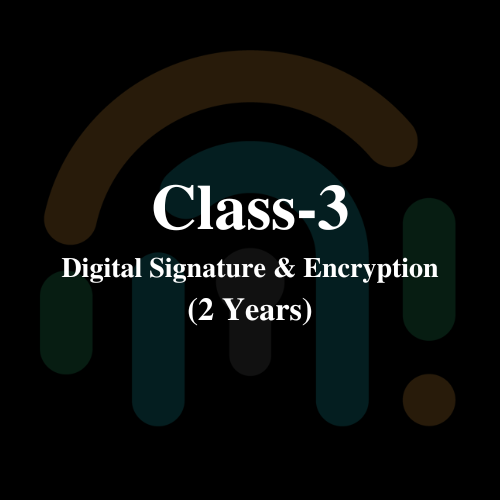 Class-3 Signature + Encryption (2Y)