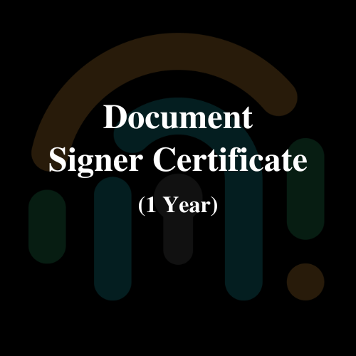 Document Signer Certificate (ORG) - 1Y